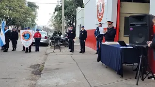 Acto en Rafaela por el Día Nacional del Bombero Voluntario