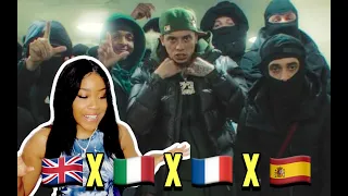 Central Cee - Eurovision Ft Rondodasosa, Baby Gang, A2Anti, Ashe 22, Freeze Corleone | UK REACTION🇬🇧