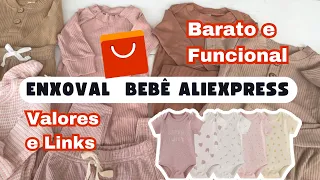 ENXOVAL DE BEBÊ NO ALIEXPRESS | CORES MINIMALISTAS: com preços e links. #enxovaldebebe #aliexpress