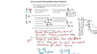 Grade 6, Unit 6, Lesson 18 Practice Problems