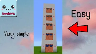 ☆ • how to Make a Simple and easy Elevator • ☆ ||Kawaii World