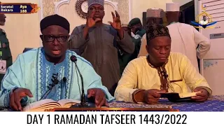 Day 1 Ramadan Tafseer 1443/2022  by Sheik Aminu Ibrahim Daurawa