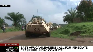 East African leaders call for immediate ceasefire in DRC