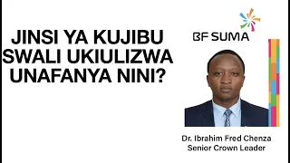 Jinsi ya Kujibu swali la Nini Unafanya? by Dr. Ibrahim Chenza(PhD)