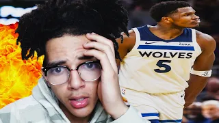 ANTHONY EDWARDS LEFT ME SPEECHLESS!!! ROCKETS VS. TIMBERWOLVES NBA FULL GAME HIGHLIGHTS REACTION!!!