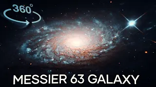 360° VR: Journey into Messier 63 (The Sunflower Galaxy) [4K]