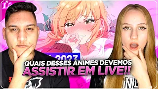 REACT EM CASAL - NOVOS ANIMES DE OUTUBRO 2023 | Guia de Temporada