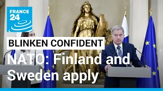 Blinken 'confident' Finland and Sweden will join NATO despite Turkey's concerns • FRANCE 24