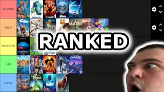 Every Pixar Movie Ranked!! (Pixar Tier List)