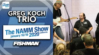 Greg Koch Trio - live at The NAMM Show 2020 - Fishman Fluence