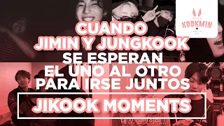 JIKOOK - Cuando Jimin y JungKook se esperan para irse juntos | JIKOOK SAME CAR (Cecilia Kookmin)