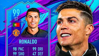 THE BEST CARD IN FIFA EVER?! 🐐 99 END OF AN ERA RONALDO PLAYER REVIEW! - FIFA 21 Ultimate Team