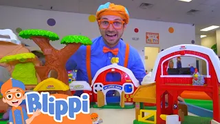 Blippi Visits Fidgets Indoor Playground! | Learn With Blippi | Educational Videos For Kids