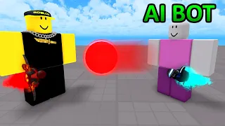 TRAINING with EXPERT AI in ROBLOX BLADE BALL...