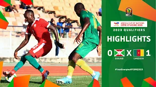 Burundi 🆚 Cameroon | Highlights - #TotalEnergiesAFCONQ2023 - MD2 Group C