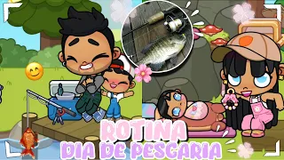 ROTINA DIA DE PESCARIA EM FÁMILIA 🎣🏕️ღ¸.🌸Avatar World Rotinas| Sofi Gamer