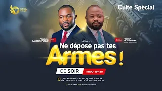 🛑 BIENVENU(E) A NOTRE CULTE INTERCESSION PROPHETIQUE 📔THEME : NE DEPOSE PAS TES ARMES ! 🎤MOISE MBIYE