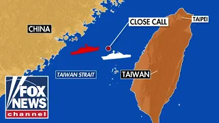 Chinese warship comes within yards of U.S. destroyer