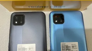 Realme C11 2021 Unboxing and 2 Color Comparison Iron Grey and Lake Blue