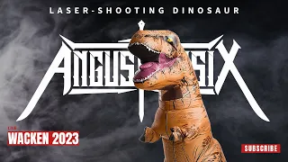 ANGUS McSIX - Laser-Shooting Dinosaur - Live at Wacken Openair 2023