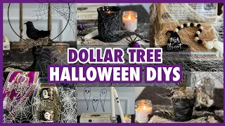 8 *NEW* DOLLAR TREE HALLOWEEN DIYS l HALLOWEEN HOME DECOR DIYS 2023