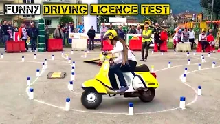 इस Driving Licence Test को देखकर आपकी हंसी नहीं  रुकेगी 🤣🔥|Funny Driving Test Fails #shorts