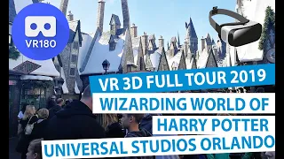 Wizarding World of Harry Potter Hogsmeade 2019 - VR 3-D Full Tour | Universal Studios Orlando