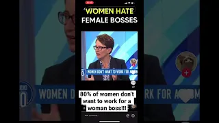 Women don’t want to work for female bosses! #kevinsamuels #mtr #redpill #mgtow #commonsense #men