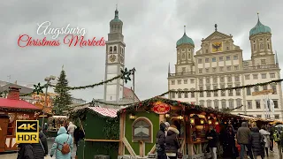 Augsburg Christmas Markets - One of the most beautiful Christmas Market in Germany - 4K HDR