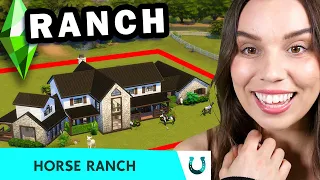 Building my first Ranch! (The Sims 4 Horse Ranch)