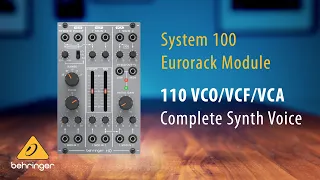 Behringer System 100 – 110 VCO/VCF/VCA Eurorack Module