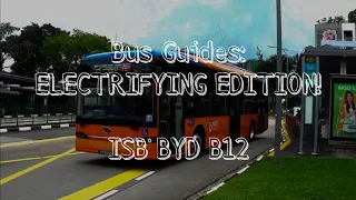Bus Guides: ELECTRIFYING EDITION! NUS ISB BYD B12 3-Door