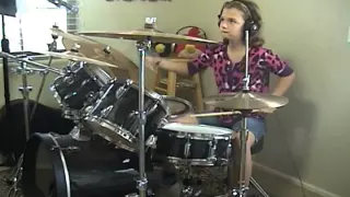 The Beatles "Come Together" A Drum Cover By Emily