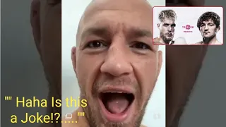 Conor Mcgregor REACTS To Jake Paul vs Ben Askren *FOOTAGE*