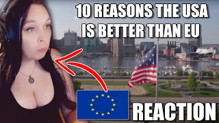 European Reacts to 10 reasons the USA is better than Europe!