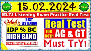IELTS LISTENING PRACTICE TEST 2024 WITH ANSWERS | 15.02.2024