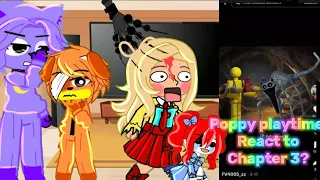 💢Poppy playtime💢 react to🔥 chapter 3 // gacha reaction💦 part 10 special ✨