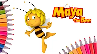 Coloring MAYA THE BEE 😀