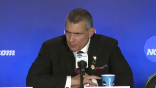 South Carolina coach Frank Martin responds to question from young reporter