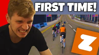 First Time Trying Zwift... it was a mistake...