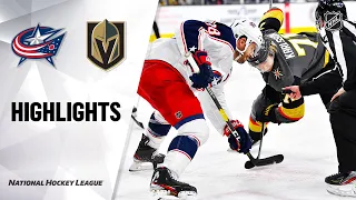 NHL Highlights | Blue Jackets @ Golden Knights 1/11/20