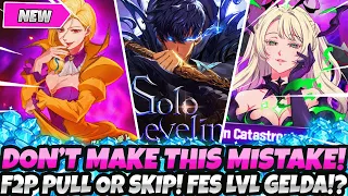 *DON'T MAKE THIS MISTAKE!!* F2P PLAYERS, SHOULD YOU SUMMON OR SKIP FES LEVEL GELDA? (7DS Grand Cross