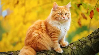 Music for Nervous Cats - Harp Music to Relax Cats, Relaxation and Sleep Music, Stress Relief