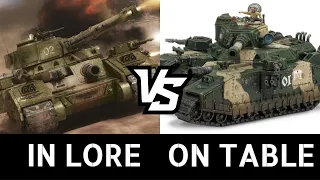 Baneblade Super Heavy Tank: Warhammer 40K In Lore and On the Tabletop