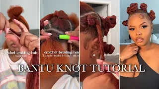 How to: JUMBO Bantu Knot Tutorial | Naturally Sunny