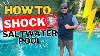 HOW TO Shock a Saltwater Pool