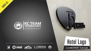 CorelDRAW Tutorial  | How to design HOTEL Logo with in a minuet
