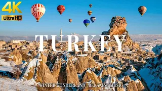 Turkey Winter 4K - Scenic Relaxation Film with Relaxing Music and Winter Nature Video Ultra HD