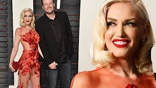 Gwen Stefani Makes Red Carpet With Boyfriend Blake Shelton at Oscar Party