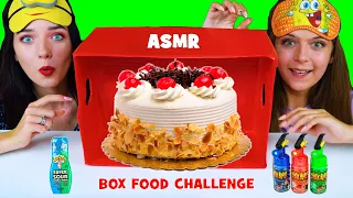 ASMR Box Food Challenge | Eating Sounds Lilibu